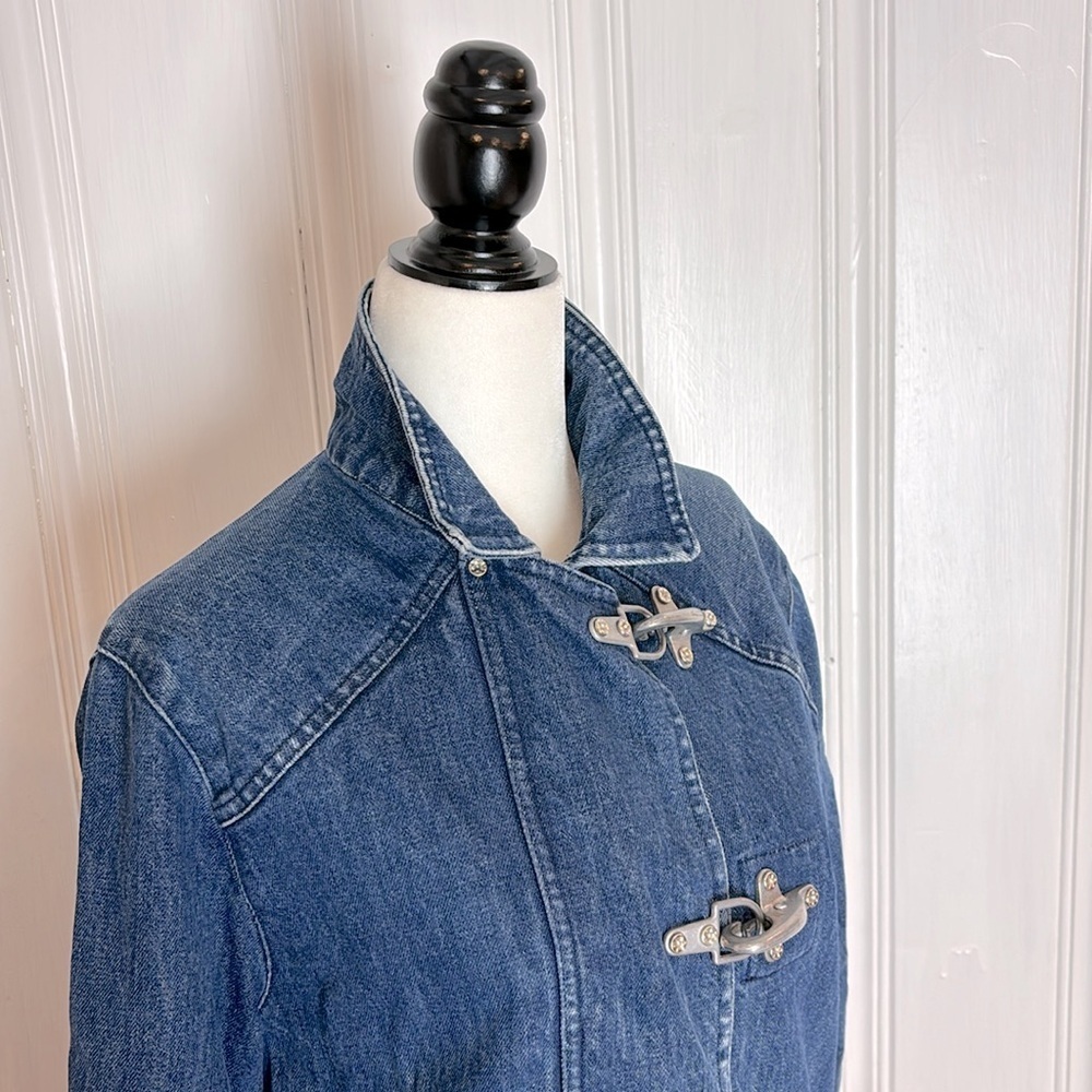Vintage POLO RALPH LAUREN denim & metal clasp jacket - Picture 4 of 10